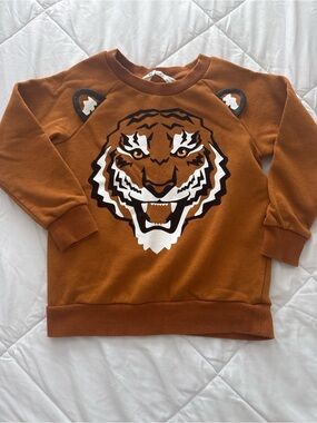 H&M Kids Tiger Graphic Sweatshirt - Rust